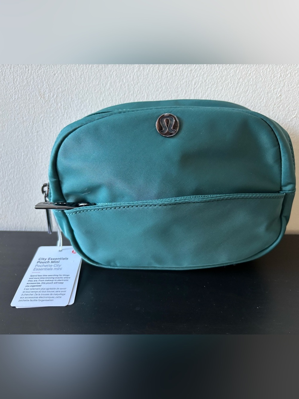 lululemon athletica Teal City Essentials Mini Pouch - Front Zip NWT